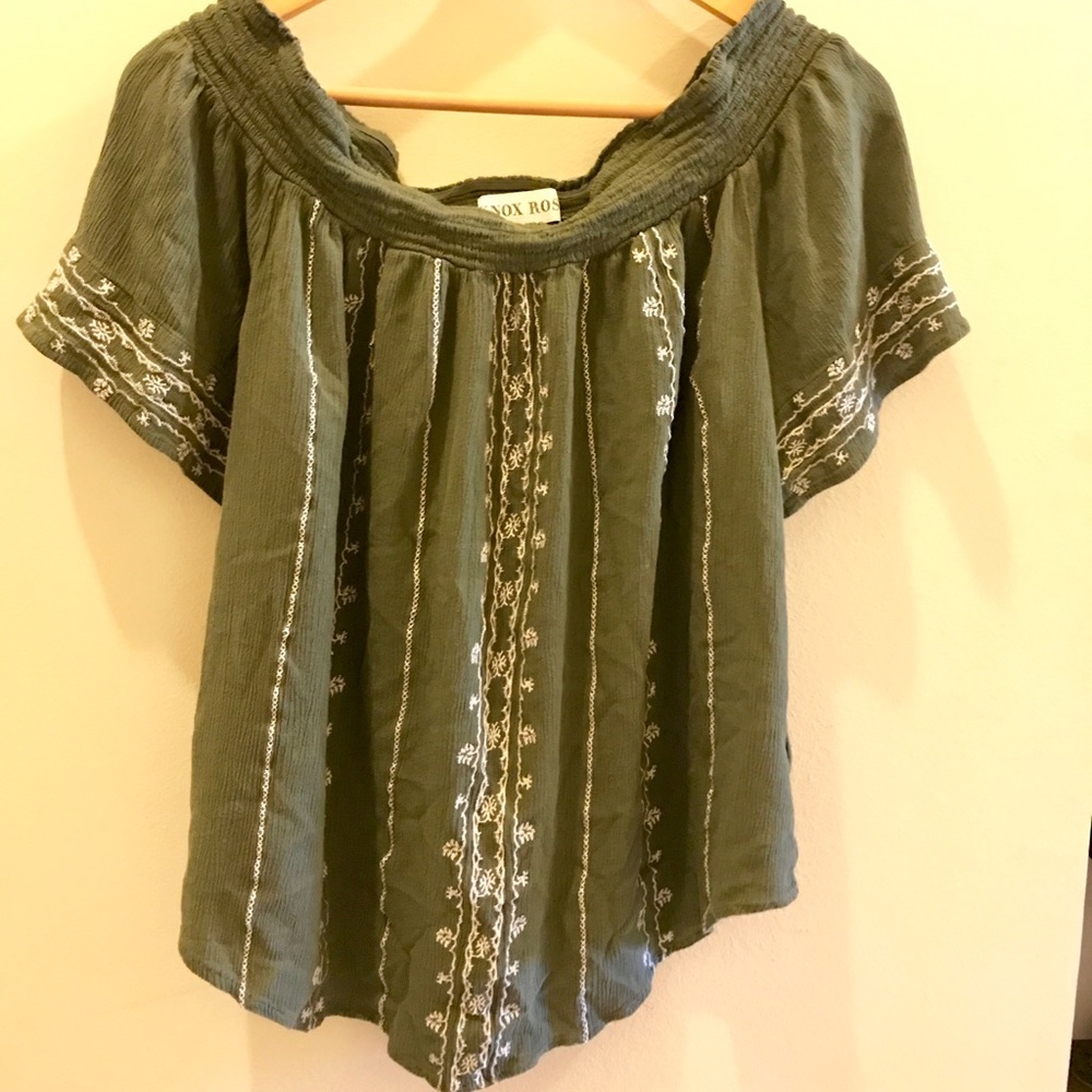 Knox Rose off the shoulder shirt